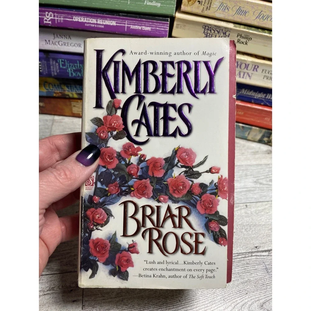 Kimberly Cates Briar Rose Historical Romance Paperback 1999 First Print Stepback